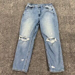 American Eagle Outfitters Light Blue Distressed Women's Jeans